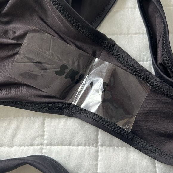 SKIMS STRAPLESS MONOKINI IN ONYX BLACK SIZE 2X NWT - Picture 10 of 10